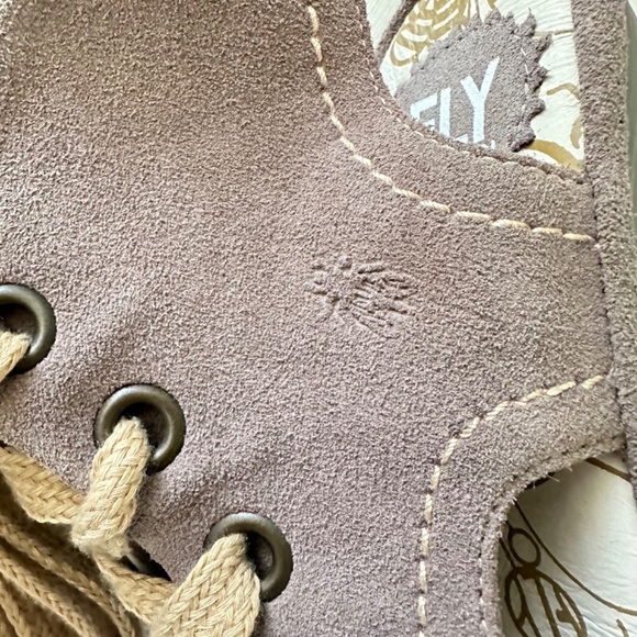 Fly London Yaba Suede Lace-Up Wedges Size 37 -7 - Picture 9 of 11